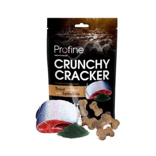 Profine Hundegodbidder Crunchy Cracker Med Ørred og Spirulina - 150g