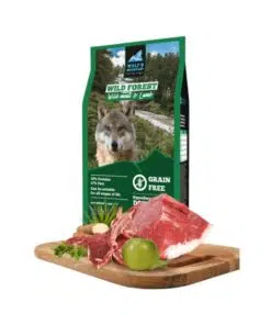 Wolfs Mountain Kornfrit Hundefoder Wild Forest - 12 kg